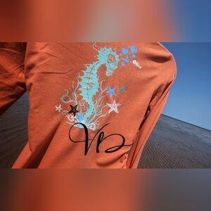 Vixen Drip Gothic Ocean Vibes Seahorse Shirt SM